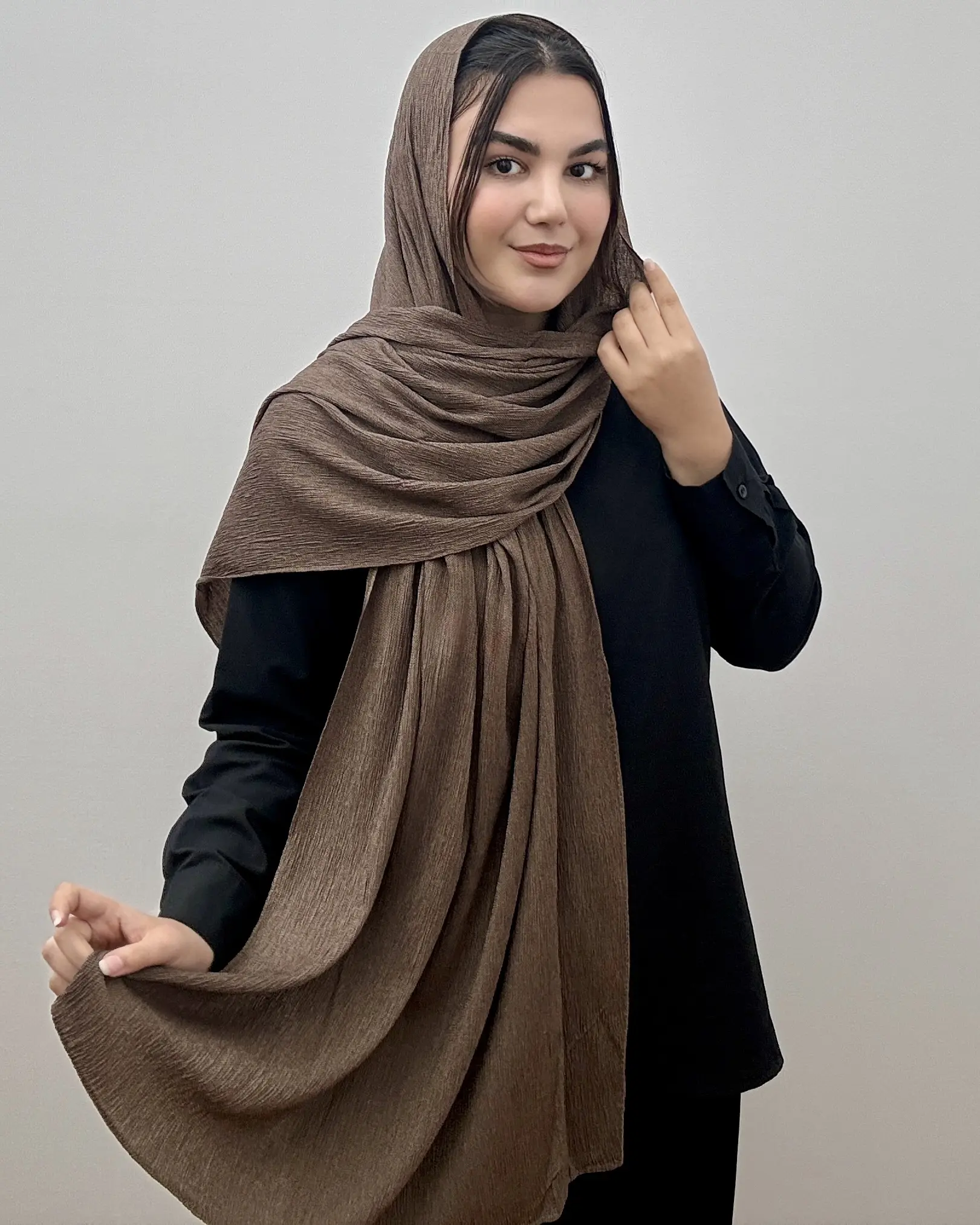 شال دخترانه ملانژ